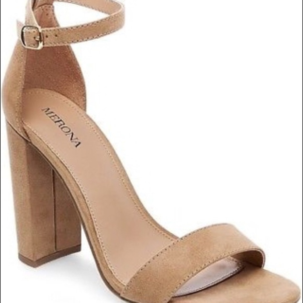 Nude High Heel Sandals